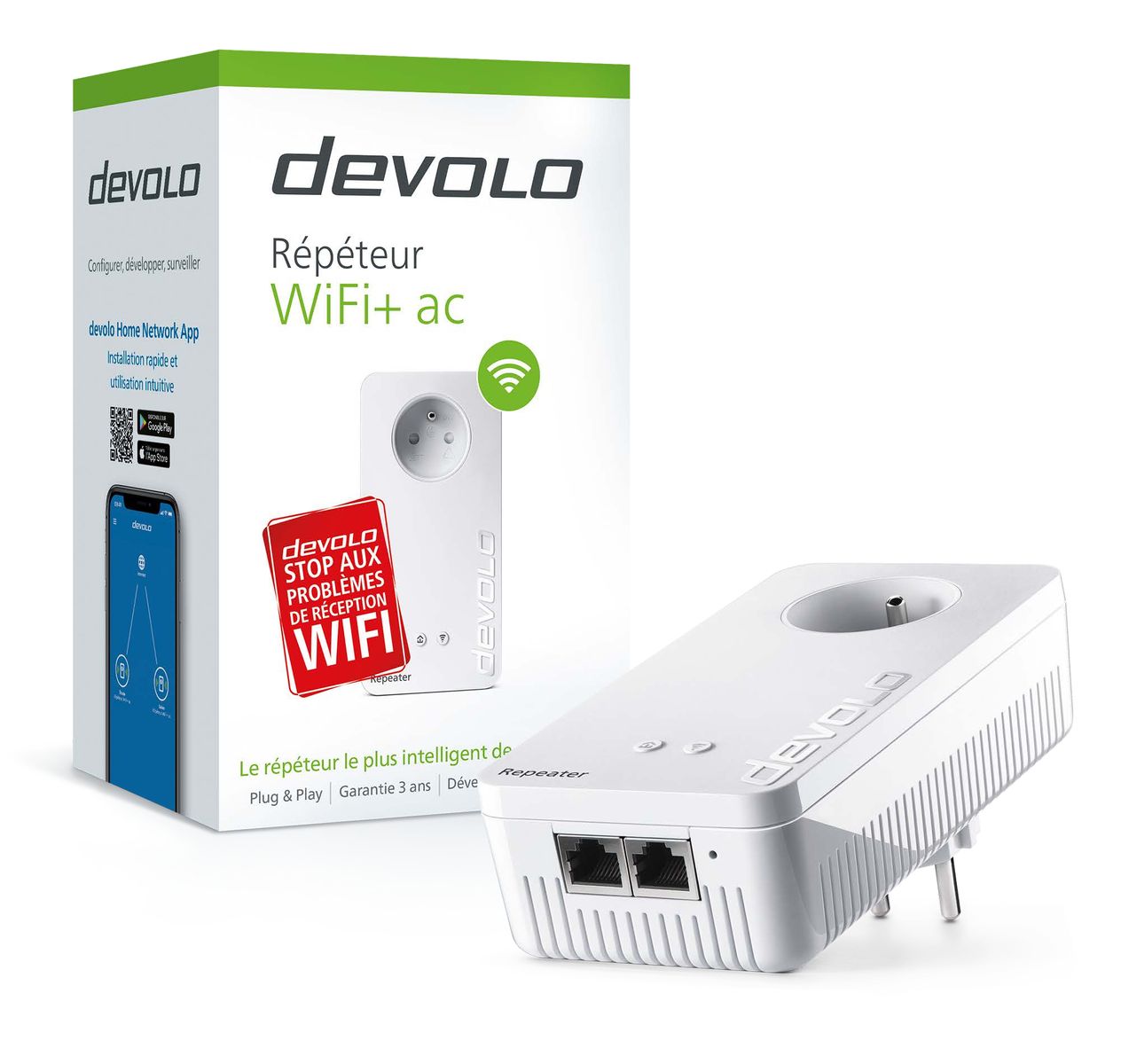 Devolo Wi-Fi Repeater+ ac Netzwerk-Repeater 1200 Mbit/s