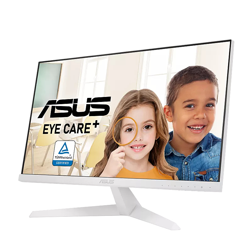 ASUS VY249HE-W Monitor 60,5 cm (23,8") Full HD 1920 x 1080 IPS 75 Hz 1 ms AMD FreeSync VESA 100x100 Weiß