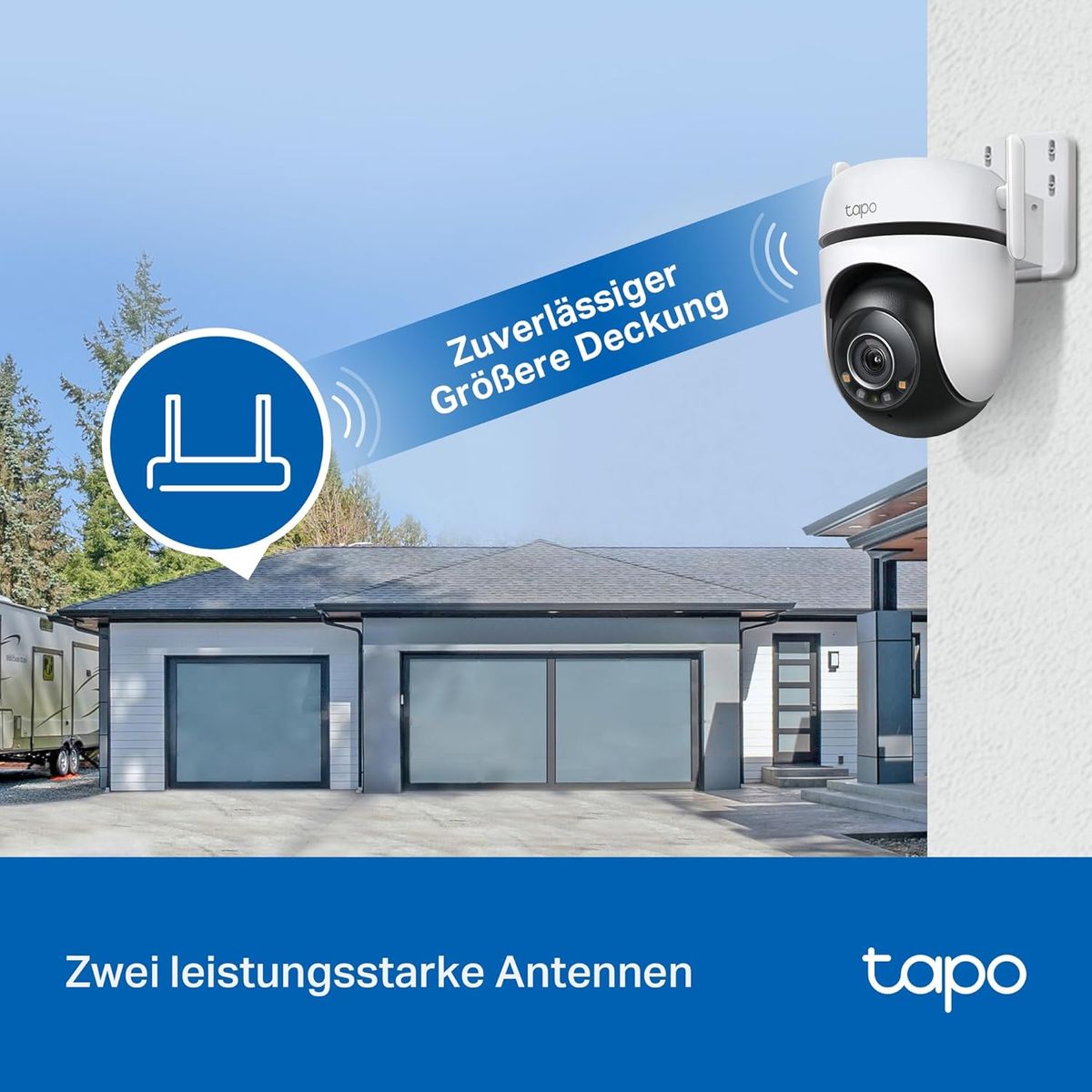 TP-Link Tapo C520WS Dome IP-Sicherheitskamera Innen & Außen 2560 x 1440 Pixel Zimmerdecke