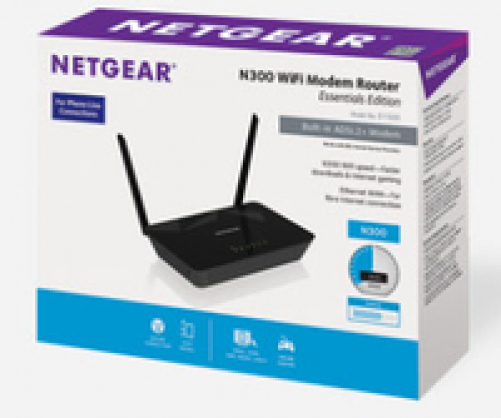 NETGEAR D1500 WLAN-Router Schnelles Ethernet Einzelband 2,4GHz 4G