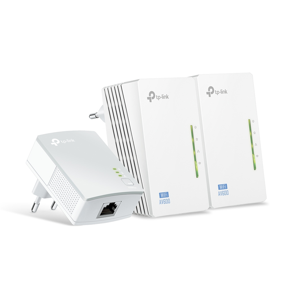 TP-Link TL-WPA4220 TKIT AV500 Powerline Universal Wi-Fi Range Extender Network WLAN Triple KIT v1.0