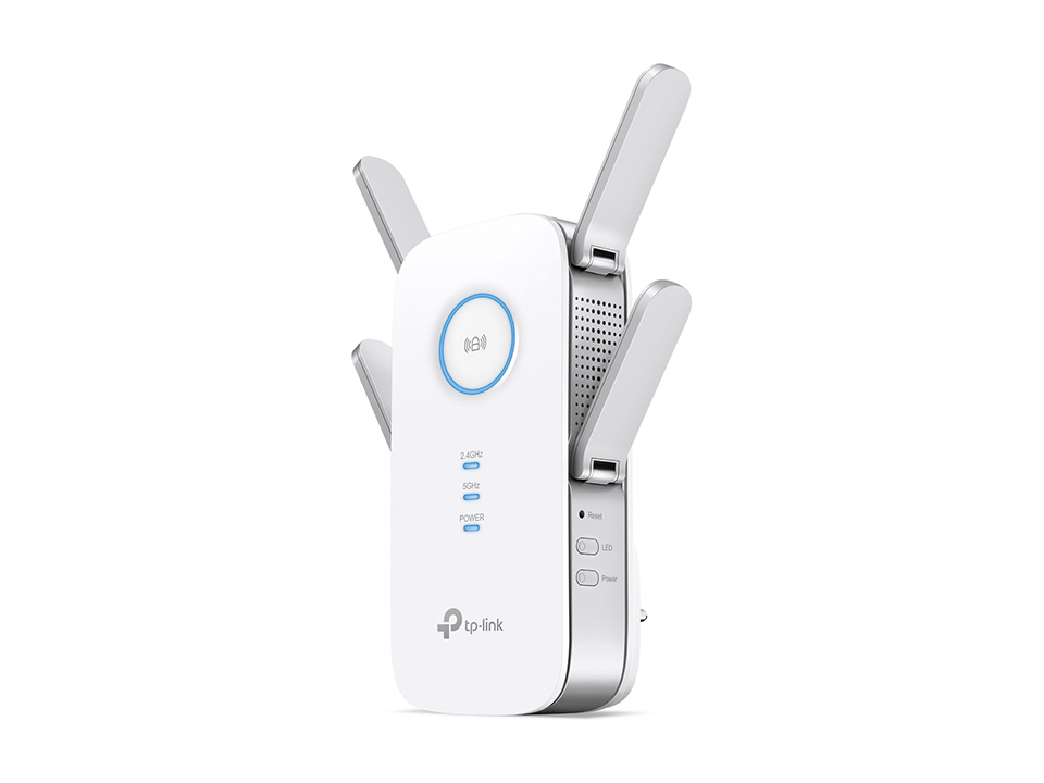 TP-Link RE650 AC2600 Dual Band WLAN Repeater 4x4 MU-MIMO Wi-Fi Range Extender Access Point Mode White v2.0