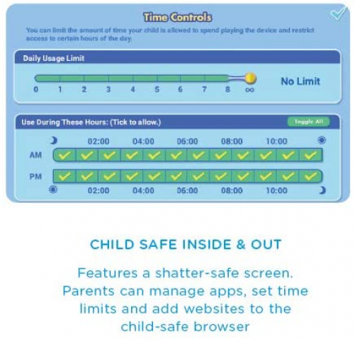 Vtech Kidicom Advance Kinder-Mobilgerät Lernspielzeug sicheres Kommunikationsgerät e-Books Kamera kinderfreundlichen Apps Spielen mehr Pink