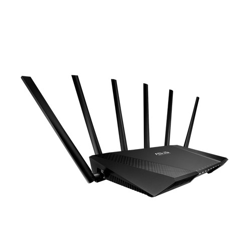 ASUS RT-AC3200 WLAN-Router Tri-Band 3200 Mbit/s Gigabit Ethernet USB 3.0 AiProtection AiCloud Schwarz