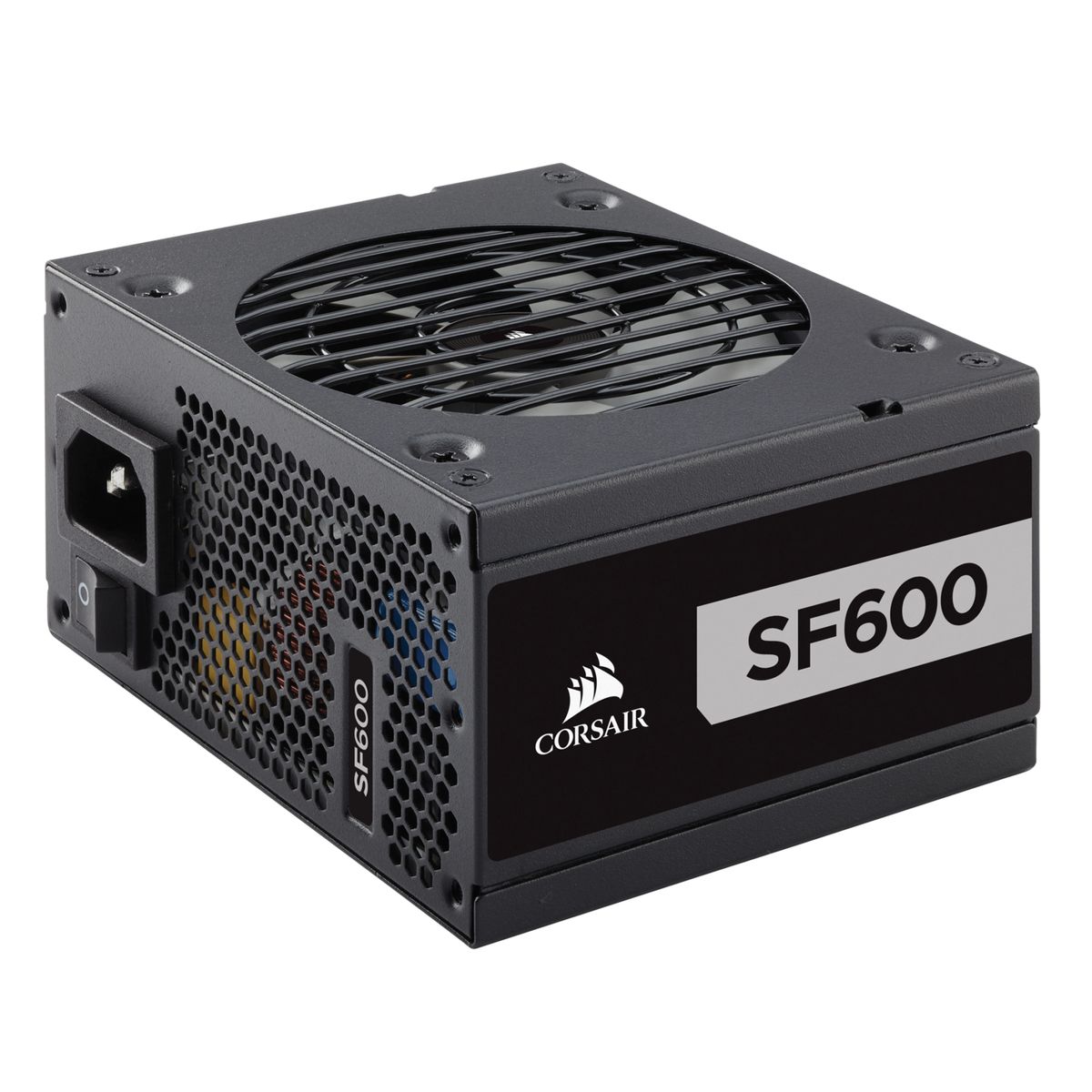 Corsair CP-9020182-EU SF600 SFX-Netzteil 600 W 80 PLUS Platinum, voll modular, 24-pin ATX, 92 mm Lüfter, Schwarz