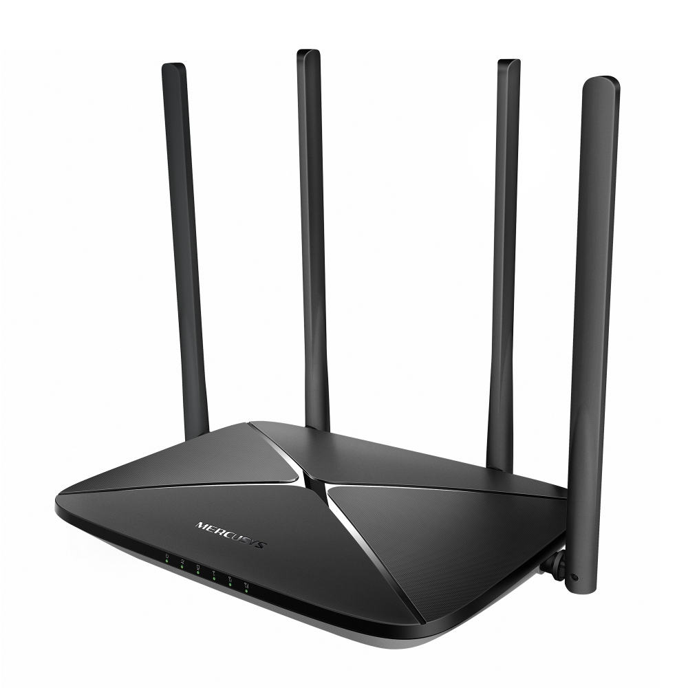 Mercusys MB115-4G Mobilfunk-Router 4G LTE, Einzelband 2,4 GHz, Wi-Fi 4 (802.11n) 300 Mbit/s, 4x LAN, Ethernet-WAN, Schwarz, EU V1.0