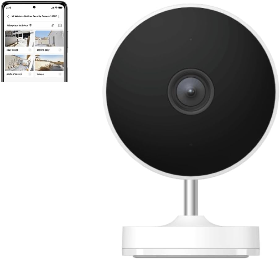 Xiaomi Outdoor Camera AW200 Weiß, Nachtsicht in Farbe, Wasser- und staubdicht, Bewegungserkennung, Lautsprecher bis zu 5 Meter