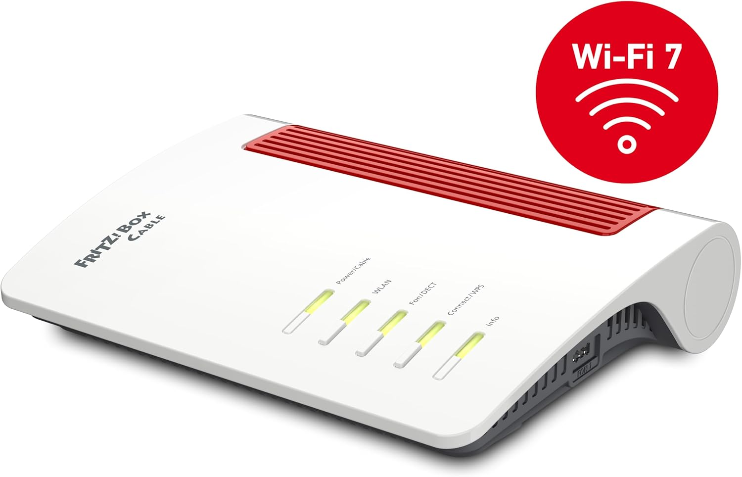 AVM FRITZ!Box 6670 Cable Kabel-Router, Wi‑Fi 7, DOCSIS 3.1, 2.5G LAN, Zigbee, DECT, DVB-C TV-Tuner