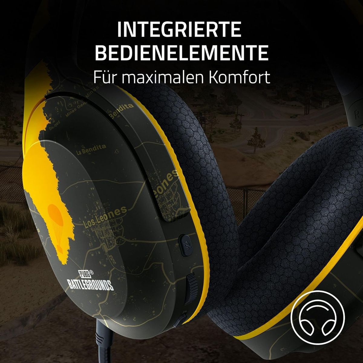 Razer Barracuda X PUBG Ed. Gaming & Mobile Headset Dual Wireless + 3.5mm Virtual 7.1 Surround-Sound Multi-Plattform