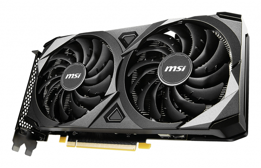 MSI GeForce RTX 3060 VENTUS 2X 12G (V397-052R) 12 GB GDDR6, PCIe 4.0, 1777 MHz, HDMI 2.1, 3x DisplayPort, 170 W, 1x 8-pin