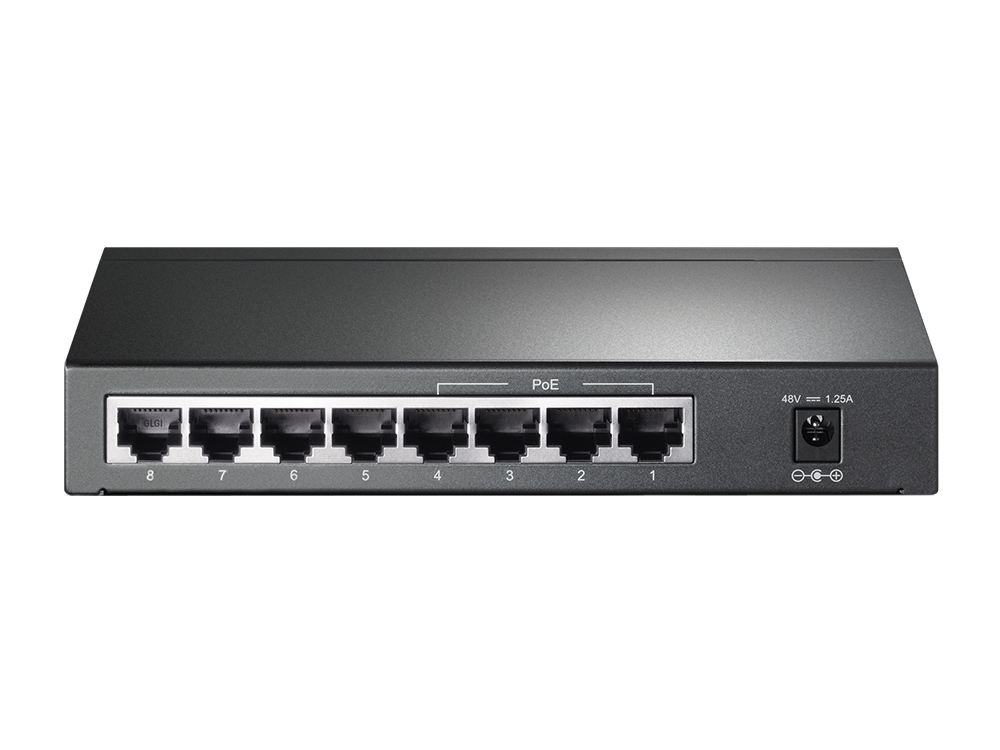 TP-Link 8-Port Gigabit Desktop Switch mit 4-Port PoE+