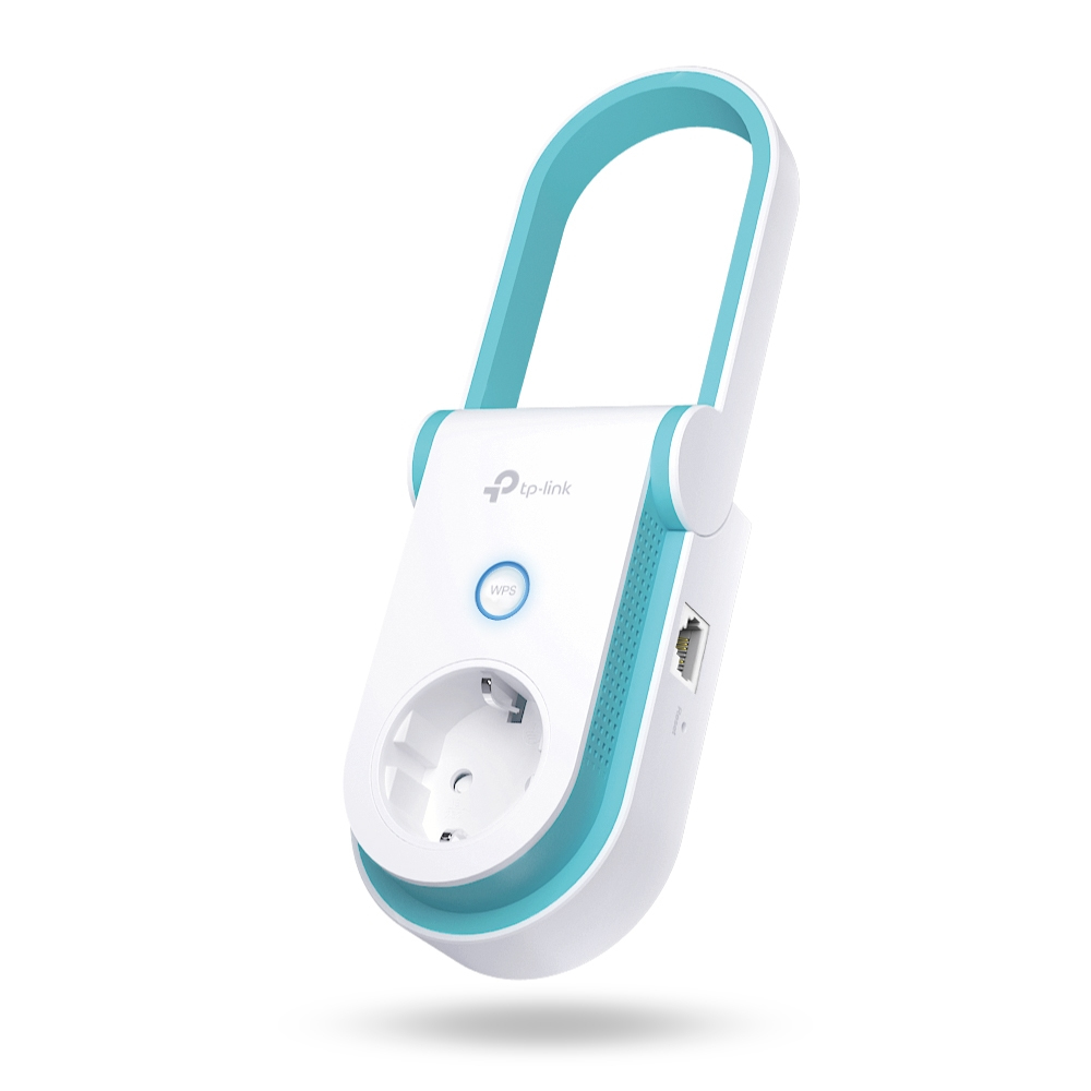 TP-Link RE365 V2.0 AC1200 Dualband WLAN-Repeater mit Steckdose, 2,4/5 GHz, 300+867 Mbit/s, 1x LAN 10/100, Weiß, EU