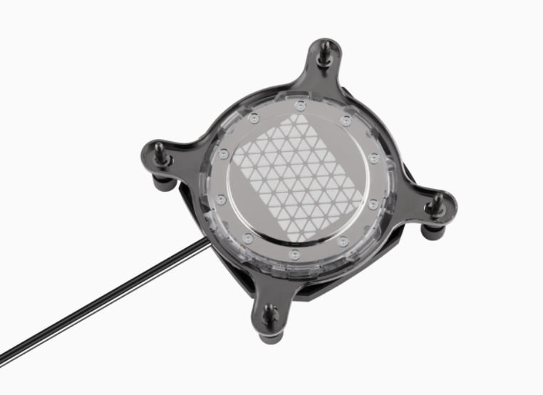 Corsair CX-9010015-WW XC7 RGB PRO CPU-Wasserblock, AM4, Kupfer/Nickel, 1/4" Anschluss, 16 RGB-Modi, schwarz