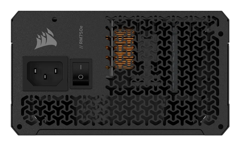 Corsair RM750e RMe Series 750 W ATX 3.1 Netzteil, 80 PLUS Gold, vollständig modular, 24-pin ATX, Typ F (EU) Stecker, Schwarz