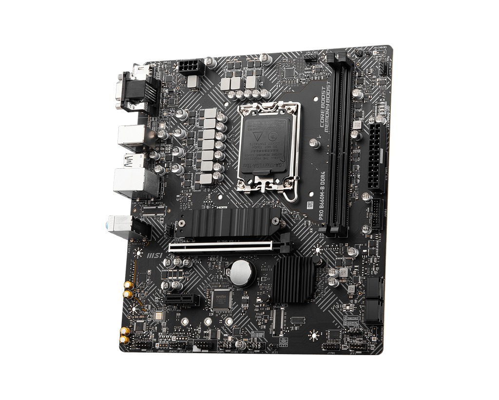 MSI PRO B660M-B DDR4 Motherboard Intel B660 LGA 1700 micro ATX