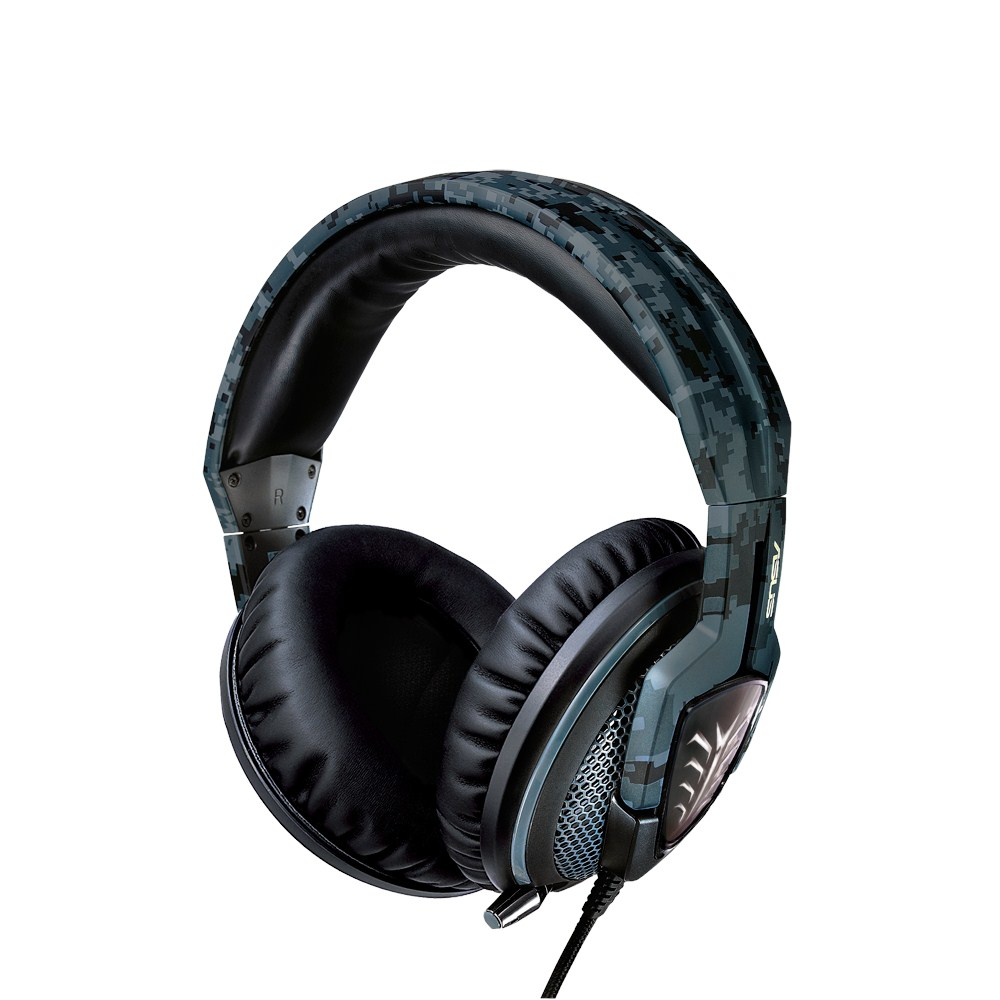 ASUS Echelon Navy Gaming Headset Kabelgebunden 3,5 mm, 50 mm Neodym-Treiber, Boom-Mikrofon, Kopfband, Ohrumschließend, Schwarz/Navy