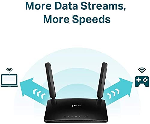 TP-Link AC1200 4G+ Cat6 Wireless Dual Band Gigabit Router 4G/3G Network SIM Slot Unlocked MU-MIMO Technology No Configuration Required Supports Guest Network Parent Control