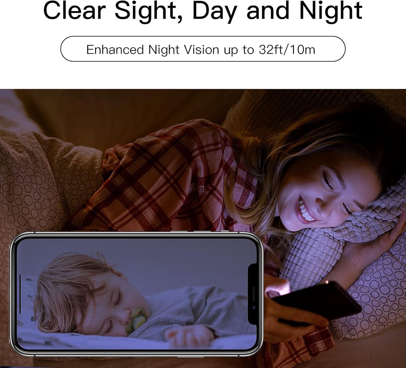 LAXIHUB Hundekamera mit App 2K/3MP HD Kamera Überwachung Innen 2,4 GHz, Hundekamera Nachtsicht Innenkamera WLAN 2-Wege-Audio Haustierkamera Bewegungs- & Geräuscherkennung, kompatibel mit Alexa 1pc Hundekamera
