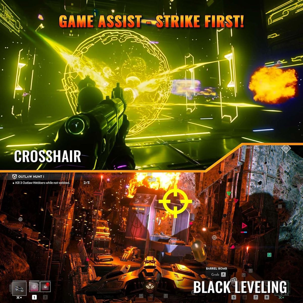 Minifire Gaming Monitor 27 Zoll, 180Hz, 1ms, AdaptiveSync, IPS, 2xHDMI 2.0/1xDP 1.4 Ports, FHD, sRGB 110%