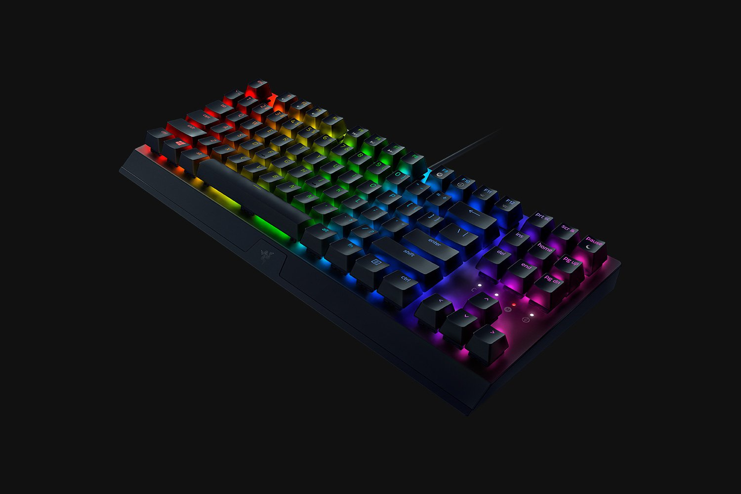 Razer BlackWidow V3 TKL Gaming Keyboard Yellow Switches Chroma RGB USA Layout QWERTY ISO