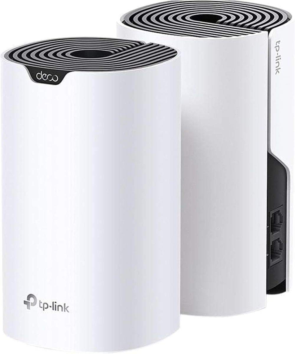 TP-Link Deco S4 Whole Home Mesh WiFi System - Bis zu 3.800 Sq.ft. Abdeckung, AC1900 WiFi Router und Extender-Ersatz, Kindersicherung, 2er-Pack