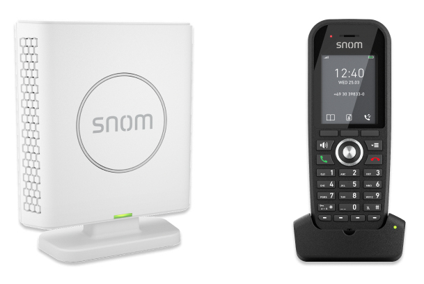 Snom M430 DECT-Telefon Anrufer-Identifikation Schwarz, Weiß