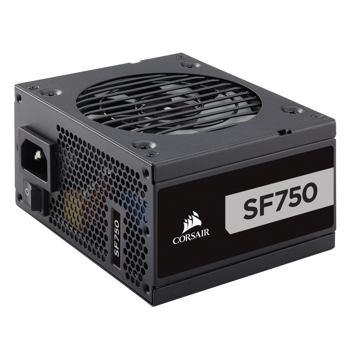Corsair SF750 SFX-Netzteil 750 W 80 PLUS Platinum, vollmodular, 92 mm Lüfter, ATX 24-pin, Schwarz