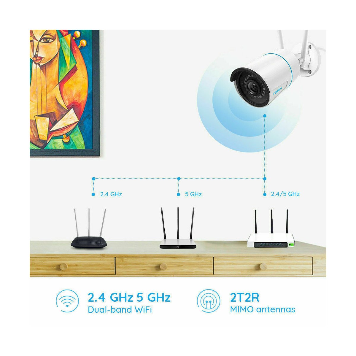 Reolink RLC-510WA IP Security Camera Outdoor Storey 2560 x 1920 Pixel