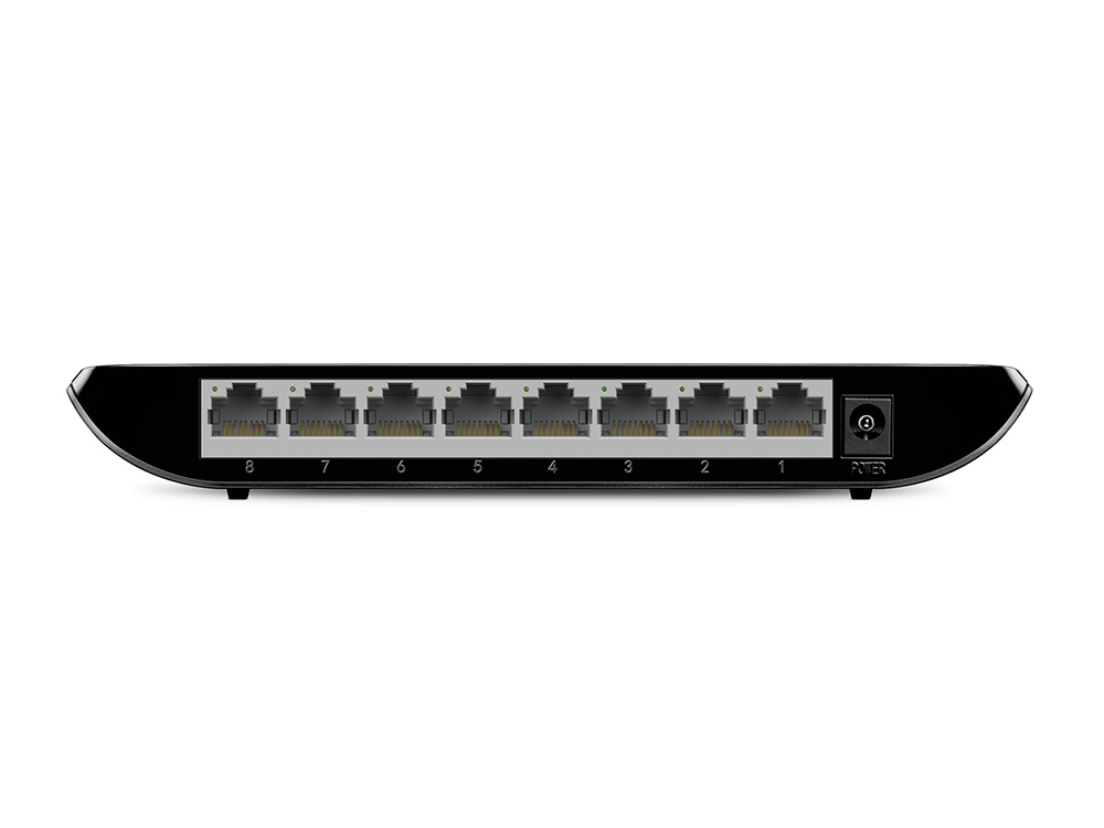 TP-Link TL-SG1008D 8 Port Gigabit Desktop Switch Ethernet LAN Switch Schwarz v9.0