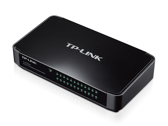 TP-Link TL-SF1024M Unmanaged Fast Ethernet (10/100) Schwarz