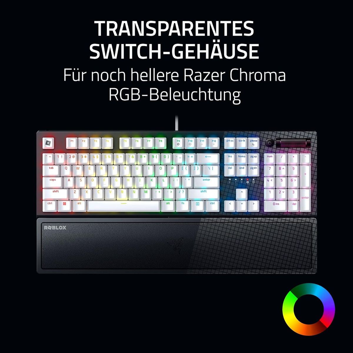 Razer BlackWidow V3 Roblox Edition Gaming Keyboard Green Switches RGB USA Layout QWERTY ISO