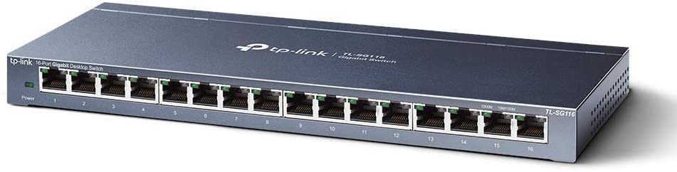 TP-Link TL-SG116 Unmanaged L2 Gigabit Ethernet 10/100/1000
