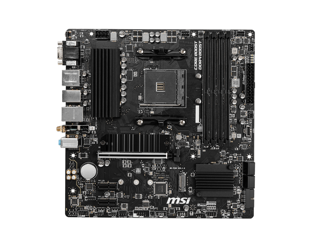 MSI B550M PRO-VDH WIFI Motherboard AMD B550 Socket AM4 micro ATX