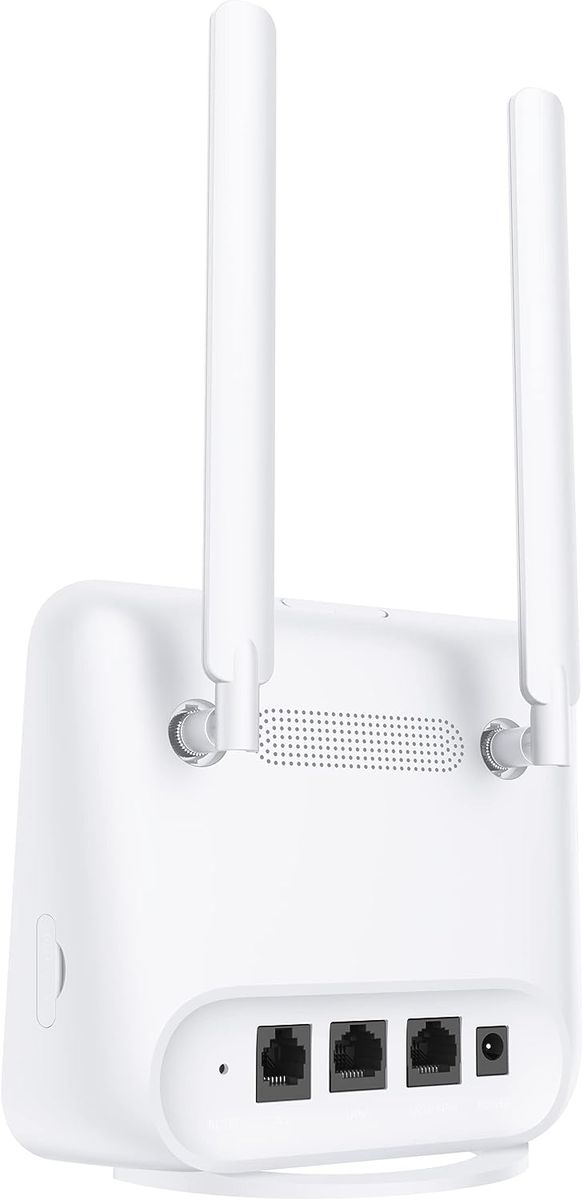TCL LinkHub HH42CV2 Home Station Router 4G, LTE (CAT.4), Unterstützung SIM-Karte, WiFi, Hotspot bis zu 32 Benutzer, White