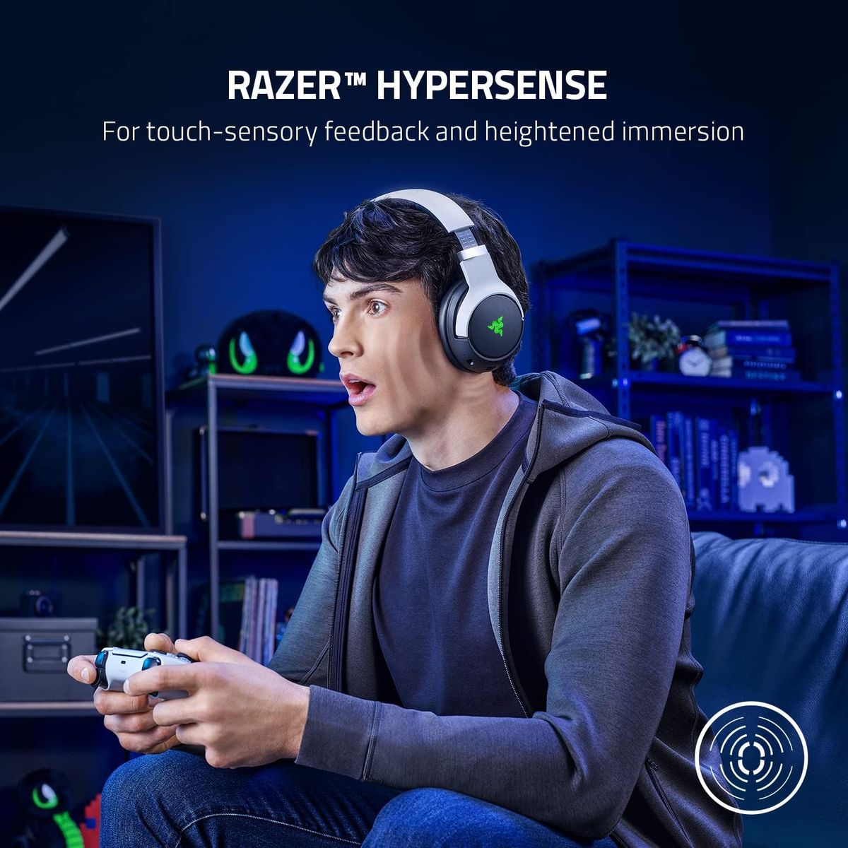 Razer Kaira Pro for PlayStation Gaming Headset Dual Wireless Stereo Chroma RGB for PS PC Mobile Mercury U