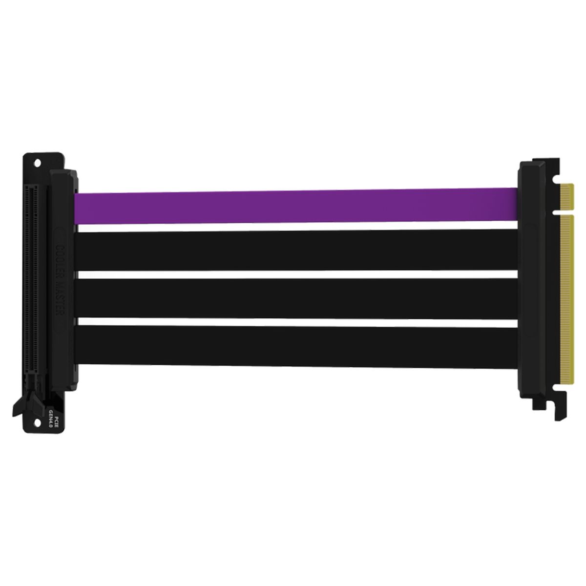 Cooler Master MasterAccessory Riser Cable PCIe 4.0 x16, 0,3 m, Schwarz/Violett