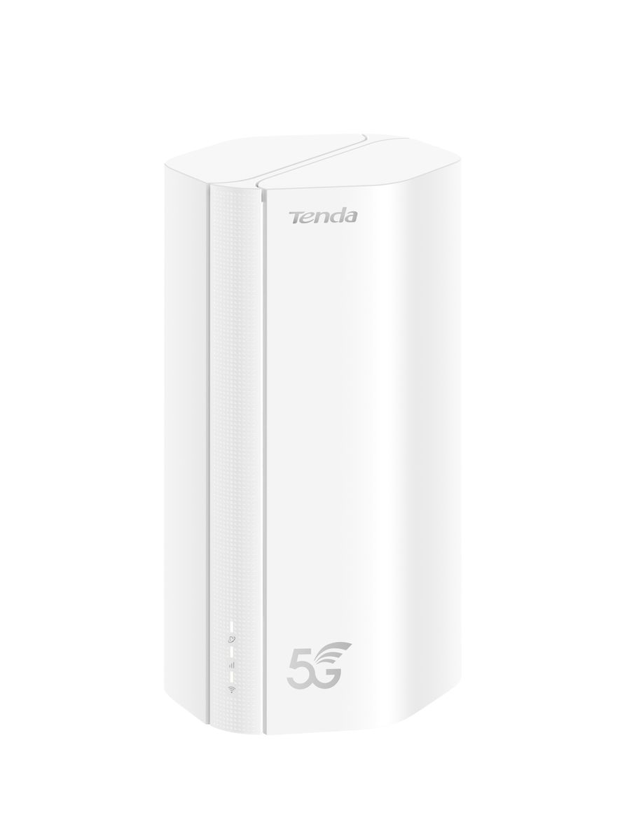 Tenda 5G01 Mobilfunk-Router Tabletop, 5G Wi-Fi 6 Dual-Band 2200 Mbit/s, Gigabit Ethernet, SIM (NanoSIM), 2x LAN, Weiß, EU