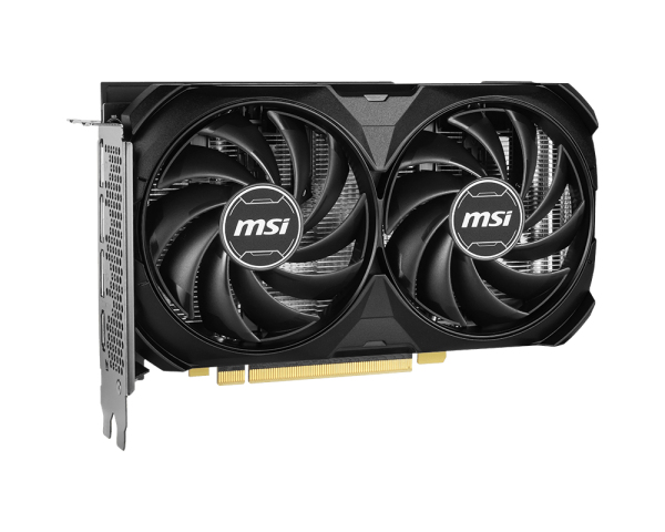 MSI GeForce RTX 4060 Ti VENTUS 2X BLACK E1 OC 8 GB GDDR6, HDMI 2.1a, 3x DisplayPort 1.4a, 165 W, 1x 8-Pin