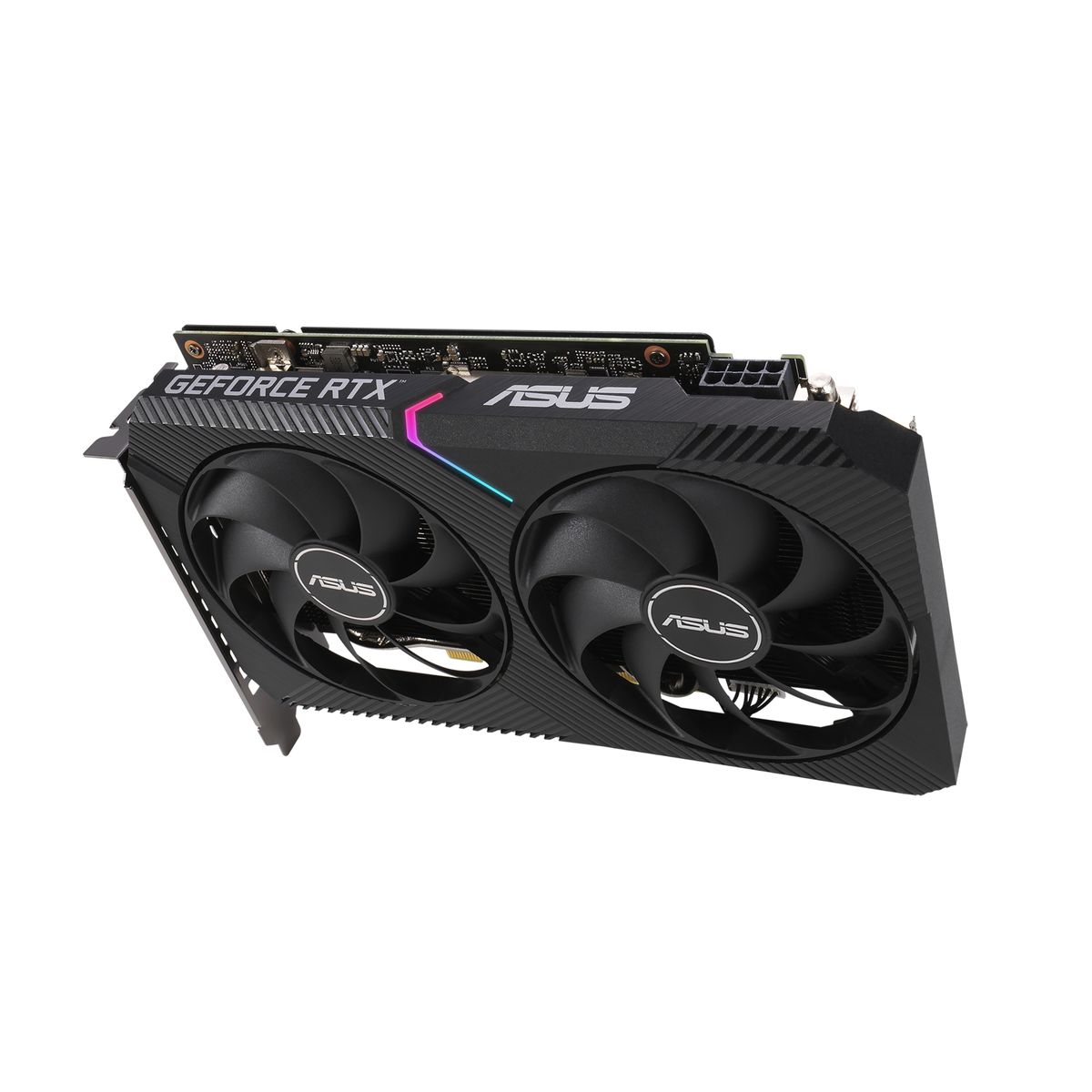ASUS Dual RTX3060-O12G-V2 OC Edition NVIDIA GeForce RTX 3060 12 GB GDDR6, PCIe 4.0, HDMI 2.1, 3x DisplayPort, 2x Axial-Lüfter, 2-Slot
