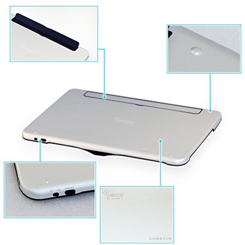 Sharon Samsung Galaxy Tab 3 10.1 Alu Case mit integrierter Bluetooth Tastatur Tastatur Case für Galaxy Tab 3 GT-P5200 GT-P5210 GT-P5220 DE-Layout