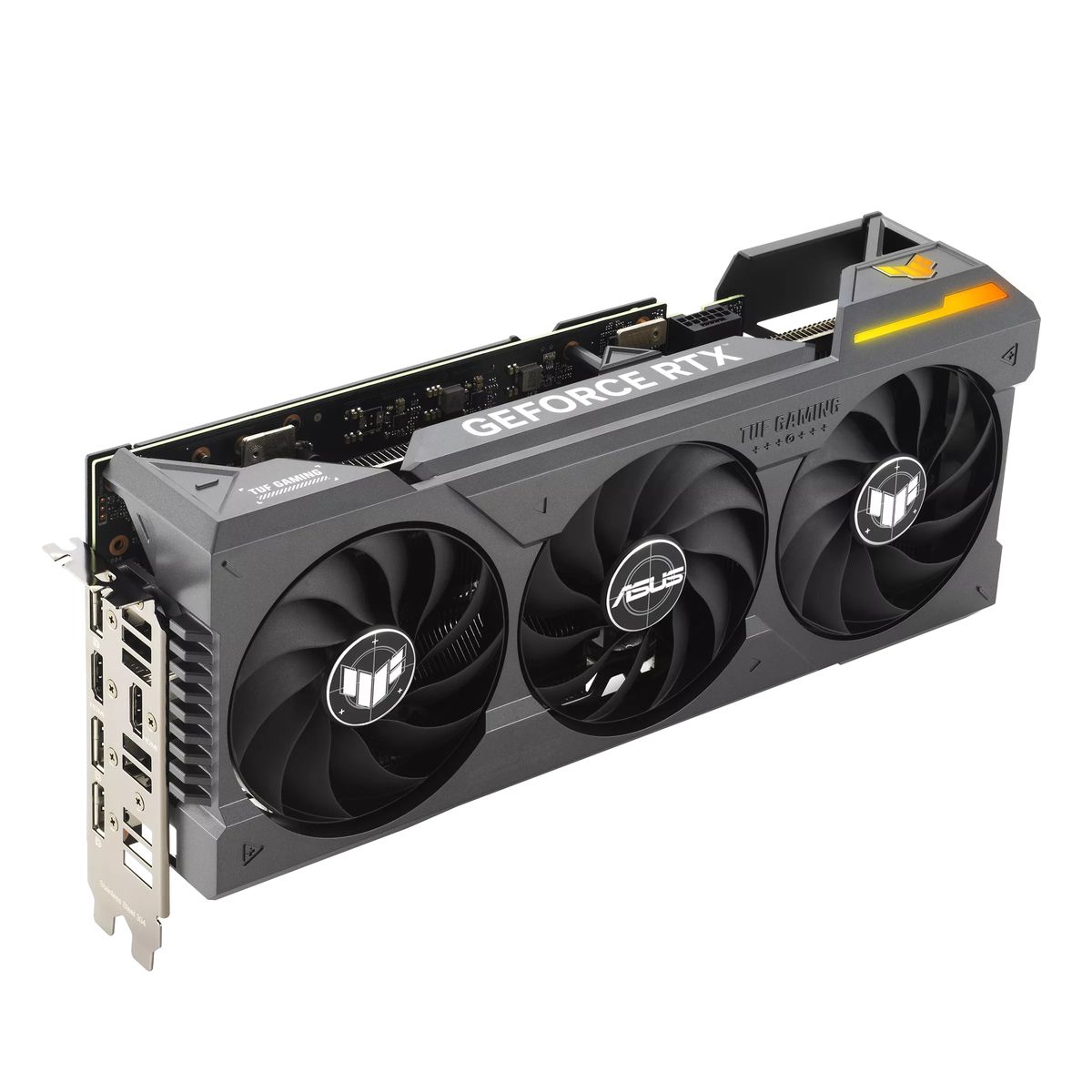 ASUS TUF Gaming TUF-RTX4070TI-O12G-GAMING NVIDIA GeForce RTX 4070 Ti 12 GB GDDR6X, PCIe 4.0, 3x DisplayPort 1.4a, 2x HDMI 2.1a, 16-pin