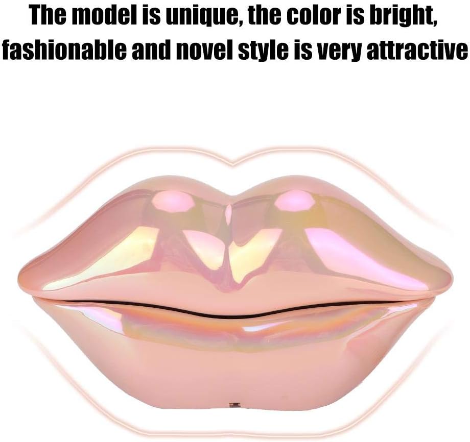 Fasient Single Festnetztelefon, Tischtelefon mit modischer Mundlippenform