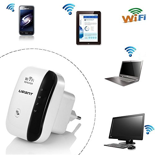 URANT Wireless Network Extender Wi-Fi Repeater Mini Access Point WPS