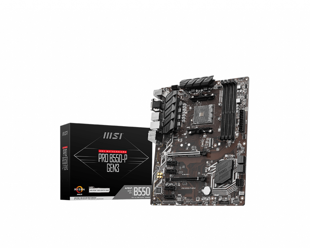 MSI PRO B550-P GEN3 Motherboard AMD B550 Socket AM4 ATX