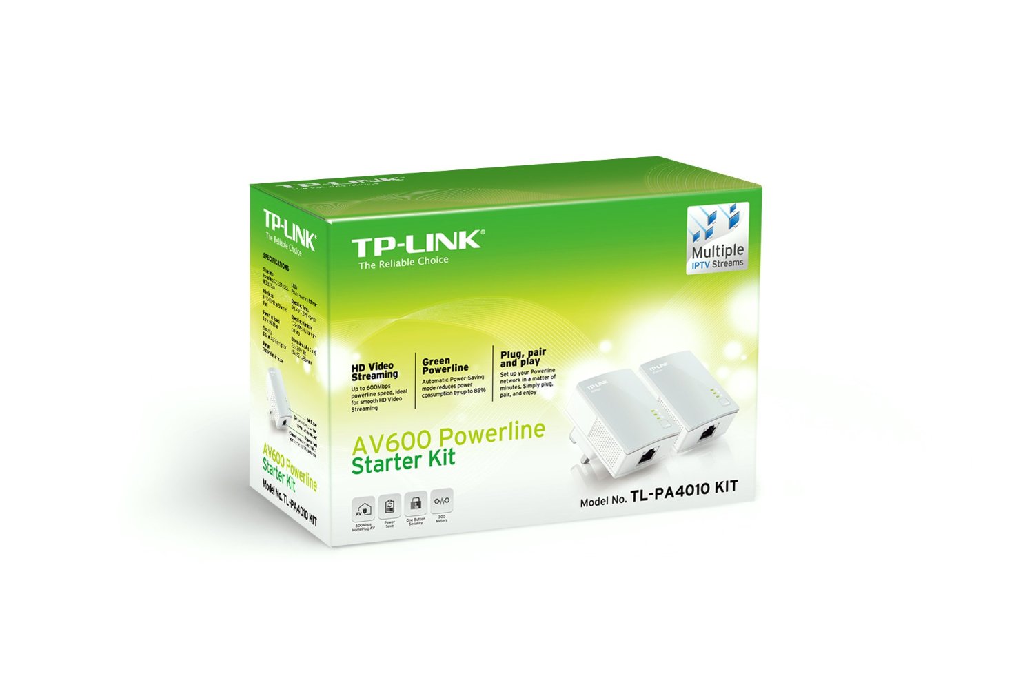 TP-Link AV600 Powerline Adapter 2-Pack Kit