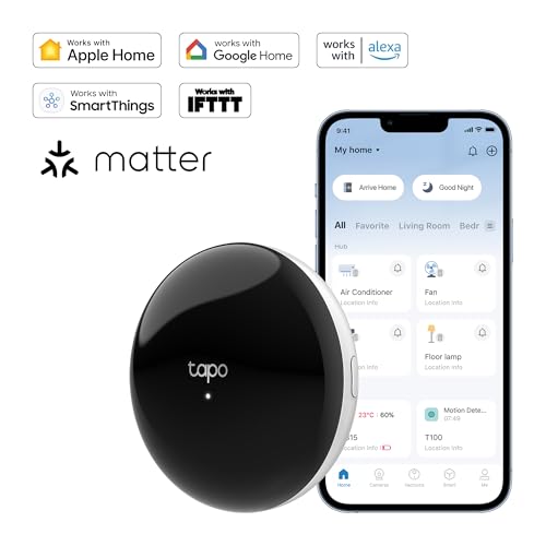 TP-Link Tapo H110 V1.0 IR-Fernbedienung, Matter-Hub, Sprachsteuerung Alexa & Siri, unterstützt 18 Gerätetypen, über 8.000 Marken, Timer & Fernsteuerung, EU