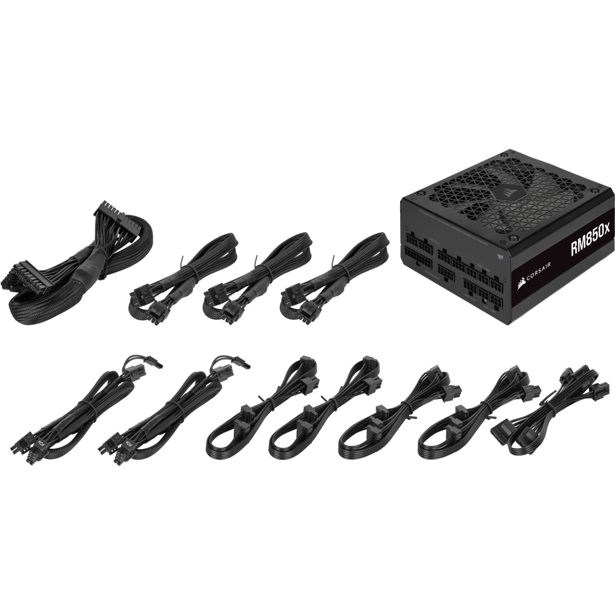 Corsair RM850x Netzteil 850 W 80 PLUS Gold ATX, Vollständig modular, Schwarz, 13,5 cm Lüfter, EU