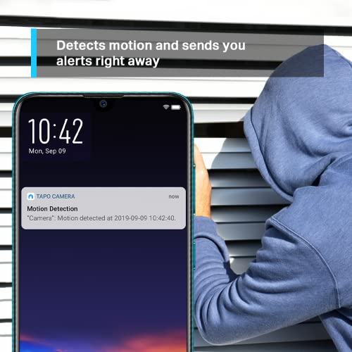 TP-Link Tapo TC70(IT) Schwenk-/Neige Indoor Sicherheitskamera, WLAN, 1080p, Nachtsicht, Datenschutzmodus, MicroSD, v5.0, EU