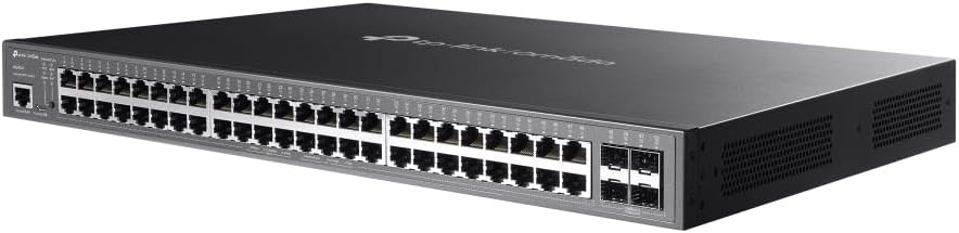 TP-Link Omada SG3452P Netzwerk-Switch Managed L2/L3 Gigabit Ethernet (10/100/1000) Power over Ethernet (PoE) 1U Schwarz