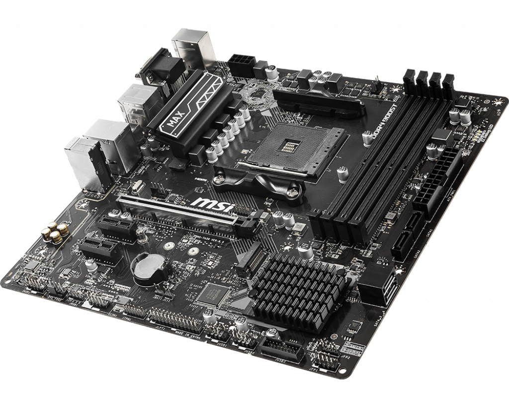 MSI B450M PRO-VDH MAX AMD AM4 DDR4 m.2 USB 3.2 Gen 2 HDMI Micro-ATX Motherboard Mainboard M-ATX B450M PRO-VDH MAX